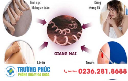 Những đường lây bệnh giang mai nên biết